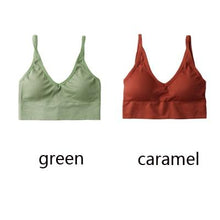 将图片加载到图库查看器,Queenral 2 Pcs Bras For Women Sexy Seamless Bra U Type Backless Bra Push Up Bralette Brassiere Women Bra Soutien Gorge Femme