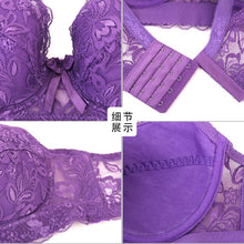 将图片加载到图库查看器,Sexy Lace Push Up Women Bra Underwear Thin Cup Underwire Bralette Plus Size