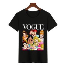 将图片加载到图库查看器,Vogue Harajuku T Shirt Summer Graphic Ullzang T-shirt Korean Kawaii Streetwear Tshirt 90s Funny Princess Cartoon Top Tees Female