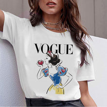 将图片加载到图库查看器,Vogue Harajuku T Shirt Summer Graphic Ullzang T-shirt Korean Kawaii Streetwear Tshirt 90s Funny Princess Cartoon Top Tees Female