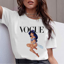 将图片加载到图库查看器,Vogue Harajuku T Shirt Summer Graphic Ullzang T-shirt Korean Kawaii Streetwear Tshirt 90s Funny Princess Cartoon Top Tees Female