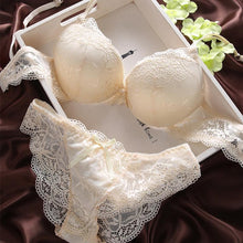 将图片加载到图库查看器,Sexy Lace Bra Set Women Underwear Set Push Up Bra Set Sexy Lace Briefs Lingerie 3/4 Cup 70B 75B 80B