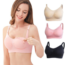 将图片加载到图库查看器,Maternity Bras Wirefree Nursing Bra Panties Set Pregnancy Clothes Prevent Sagging Breastfeeding Women's Breathable lactancia Bra