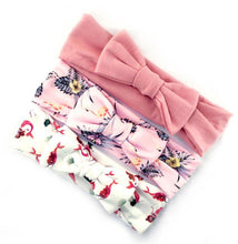 将图片加载到图库查看器,3pcs/lot baby girl headband for newborn babies hair band elastic accessories cotton headwear