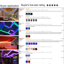 将图片加载到图库查看器,LED Strip Light RGB 5050 SMD 2835 Flexible Ribbon fita led light strip RGB 5M 10M 15M Tape Diode DC 12V+ Remote Control +Adapter