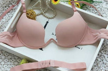 将图片加载到图库查看器,Japanese Style Deep V Push Up Bra Strapless Underwire Underwear Women Sexy Soutien Gorge Thin Half Cup Lingerie Beauty Back