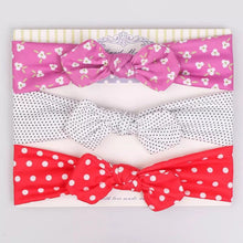 将图片加载到图库查看器,3pcs/lot baby girl headband for newborn babies hair band elastic accessories cotton headwear