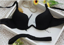将图片加载到图库查看器,Japanese Style Deep V Push Up Bra Strapless Underwire Underwear Women Sexy Soutien Gorge Thin Half Cup Lingerie Beauty Back