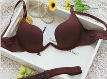 将图片加载到图库查看器,Japanese Style Deep V Push Up Bra Strapless Underwire Underwear Women Sexy Soutien Gorge Thin Half Cup Lingerie Beauty Back