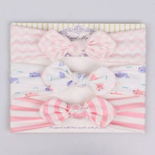 将图片加载到图库查看器,3pcs/lot baby girl headband for newborn babies hair band elastic accessories cotton headwear