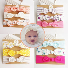 将图片加载到图库查看器,3pcs/lot baby girl headband for newborn babies hair band elastic accessories cotton headwear