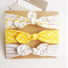 将图片加载到图库查看器,3pcs/lot baby girl headband for newborn babies hair band elastic accessories cotton headwear