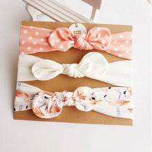 将图片加载到图库查看器,3pcs/lot baby girl headband for newborn babies hair band elastic accessories cotton headwear