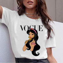 将图片加载到图库查看器,Vogue Harajuku T Shirt Summer Graphic Ullzang T-shirt Korean Kawaii Streetwear Tshirt 90s Funny Princess Cartoon Top Tees Female