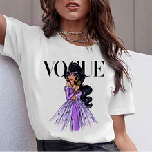 将图片加载到图库查看器,Vogue Harajuku T Shirt Summer Graphic Ullzang T-shirt Korean Kawaii Streetwear Tshirt 90s Funny Princess Cartoon Top Tees Female