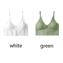 将图片加载到图库查看器,Queenral 2 Pcs Bras For Women Sexy Seamless Bra U Type Backless Bra Push Up Bralette Brassiere Women Bra Soutien Gorge Femme