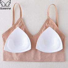 将图片加载到图库查看器,Queenral 2 Pcs Bras For Women Sexy Seamless Bra U Type Backless Bra Push Up Bralette Brassiere Women Bra Soutien Gorge Femme