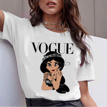 将图片加载到图库查看器，Vogue Harajuku T Shirt Summer Graphic Ullzang T-shirt Korean Kawaii Streetwear Tshirt 90s Funny Princess Cartoon Top Tees Female
