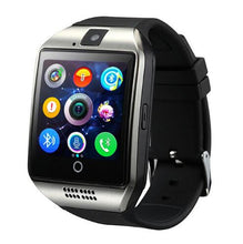 将图片加载到图库查看器，Bluetooth Smart Watch men Q18 With Camera Facebook Whatsapp Twitter Sync SMS Smartwatch Support SIM TF Card For IOS Android
