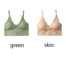 将图片加载到图库查看器，Queenral 2 Pcs Bras For Women Sexy Seamless Bra U Type Backless Bra Push Up Bralette Brassiere Women Bra Soutien Gorge Femme

