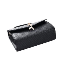 将图片加载到图库查看器，Women's Shoulder Bag Women Messenger Bags Leather Flap Plaid Hard Crossbody Bags for Women Bag Female Handbags Bolsa Feminina
