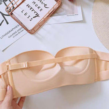 将图片加载到图库查看器，Sexy Strapless Bra Women Invisible Bras Push Up Lingerie Backless Brassiere Seamless Bralette Underwear for Wedding Dress #F
