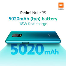 将图片加载到图库查看器，Xiaomi Redmi Note 9S 6GB 128GB Global Version Smartphone Snapdragon 720G Octa core 5020 mAh 48MP Quad Camera Note 9 S
