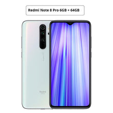 将图片加载到图库查看器，Global Version Xiaomi Redmi Note 8 Pro smartphone 6GB 64GB 128GB  MTK Heilo G90T Mobile Phone 64MP Quad camera NFC 18W charge
