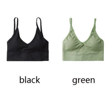 将图片加载到图库查看器，Queenral 2 Pcs Bras For Women Sexy Seamless Bra U Type Backless Bra Push Up Bralette Brassiere Women Bra Soutien Gorge Femme
