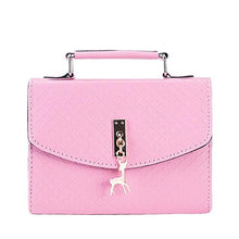 将图片加载到图库查看器，Women's Shoulder Bag Women Messenger Bags Leather Flap Plaid Hard Crossbody Bags for Women Bag Female Handbags Bolsa Feminina
