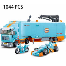 将图片加载到图库查看器，576PCS Boy Children's Building Blocks Set Truck Car Toys Kids Robot Bricks LegoINGLYS Educational Toys Mini engineering vehicle
