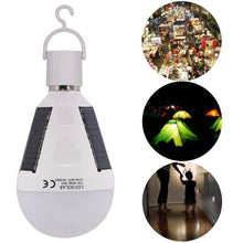 将图片加载到图库查看器，Solar Powered 7W 12W 85V-265V Led Bulb E27 LED Solar Lamp Waterproof Outdoor Emergency Bulb travel Fishing Camping Hiking Light
