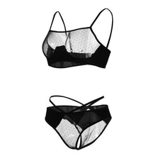 将图片加载到图库查看器，Lingerie Set Sexy Women Lace Strappy Push Up Bra Set Erotic Lingerie Porno Femme  Underwear Bralette Set  Intimates 6.10
