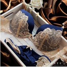 将图片加载到图库查看器，Underclothes Brand Underwear Women Bras B C cup Lingerie set With Brief Sexy Lingerie Lace Embroidery Bra Sets Bowknot Bras
