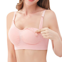 将图片加载到图库查看器，Maternity Bras Wirefree Nursing Bra Panties Set Pregnancy Clothes Prevent Sagging Breastfeeding Women's Breathable lactancia Bra
