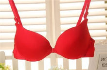 将图片加载到图库查看器，Fashion bra spring and summer seamless sexy front button bra push up underwear buckle female small chest bra
