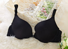 将图片加载到图库查看器，Fashion bra spring and summer seamless sexy front button bra push up underwear buckle female small chest bra
