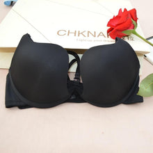将图片加载到图库查看器，Japanese Style Deep V Push Up Bra Strapless Underwire Underwear Women Sexy Soutien Gorge Thin Half Cup Lingerie Beauty Back
