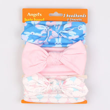 将图片加载到图库查看器，3pcs/lot baby girl headband for newborn babies hair band elastic accessories cotton headwear
