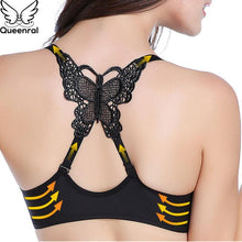将图片加载到图库查看器，Queenral Front Closed Push Up Brassiere Panties Sexy Underwire Bra Set For Women Underwear Solid Color Female Lingerie Briefs
