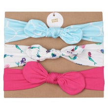 将图片加载到图库查看器，3pcs/lot baby girl headband for newborn babies hair band elastic accessories cotton headwear
