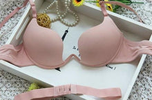 将图片加载到图库查看器，Japanese Style Deep V Push Up Bra Strapless Underwire Underwear Women Sexy Soutien Gorge Thin Half Cup Lingerie Beauty Back
