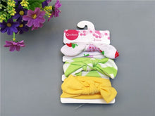 将图片加载到图库查看器，3pcs/lot baby girl headband for newborn babies hair band elastic accessories cotton headwear
