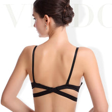 将图片加载到图库查看器，Japanese Style Deep V Push Up Bra Strapless Underwire Underwear Women Sexy Soutien Gorge Thin Half Cup Lingerie Beauty Back
