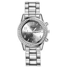 将图片加载到图库查看器，Women's Watches Geneva Classic Luxury Rhinestone Watch Women Watches Ladies Fashion Gold Watch Clock Reloj Mujer Montre Femme
