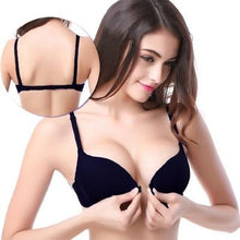 将图片加载到图库查看器，Fashion bra spring and summer seamless sexy front button bra push up underwear buckle female small chest bra
