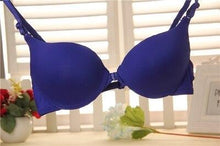 将图片加载到图库查看器，Fashion bra spring and summer seamless sexy front button bra push up underwear buckle female small chest bra
