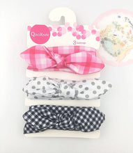 将图片加载到图库查看器，3pcs/lot baby girl headband for newborn babies hair band elastic accessories cotton headwear
