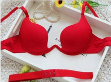 将图片加载到图库查看器，Japanese Style Deep V Push Up Bra Strapless Underwire Underwear Women Sexy Soutien Gorge Thin Half Cup Lingerie Beauty Back
