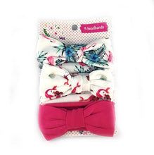 将图片加载到图库查看器，3pcs/lot baby girl headband for newborn babies hair band elastic accessories cotton headwear
